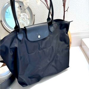 Longchamp Tote with Leather handles